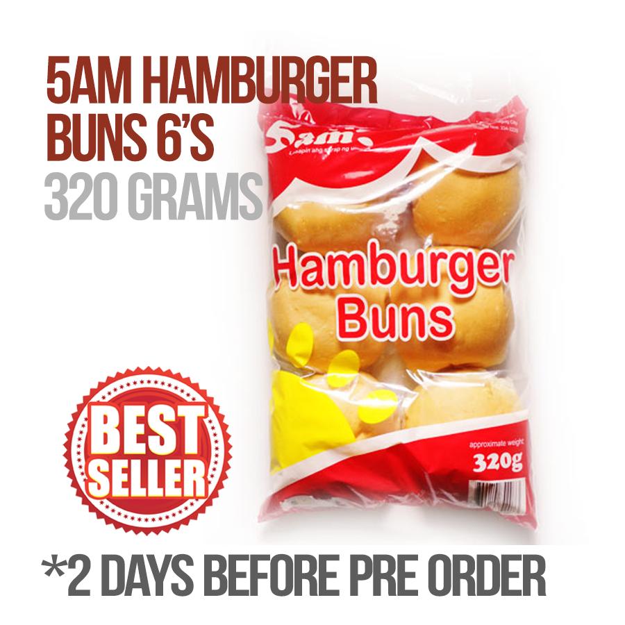 5AM Hamburger Buns 6s x 300 g